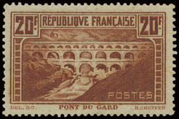 ** N° 262A Pont Du Gard - 20fr. Chaudron Clair Type I, Zeer Mooie Centrage, Zm (Yv. €575) - Other & Unclassified