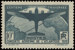 ** N° 321 Traversée Atlantique - 10fr. Vert Foncé, Zm (Yv. €800) - Altri & Non Classificati