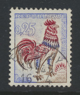 N° 1331d Coq De Decaris  0,25c. (met Gele Schijn Onder UV Lamp), Zm (Yv. €65) - Sonstige & Ohne Zuordnung