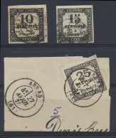 Taxe 2, 3B + 5A Op Briefstuk, Alle Drie Goed Gerand En Mooi Gest., Zm (Yv. €145) - Autres & Non Classés