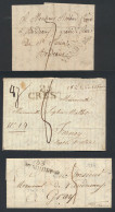 1809/1828, Mooi Studielot Met 18 Voorlopers In Binnenlandse Dienst, 40 Vendome (1813), 25 Crest (1821), 55 Metz (1811),  - Other & Unclassified