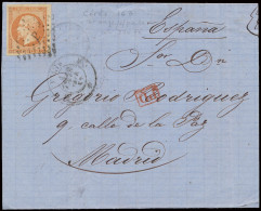1853/1875 Verzameling Brieven En Enkele Briefstukjes, In Totaal 67 Stuks In Insteekalbum En Meestal Zeer Mooi, Zm/m/ntz - Other & Unclassified