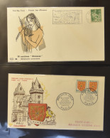 1954/1992 Voorraad FDC's In 7 Ringmappen, Zm - Other & Unclassified