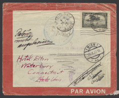 1927, Luchtpostbrief Gefrankeerd Met Yv LP 11, Verstuurd Uit Marakech- Gueliz 28/5/1927, Naar Londen/UK, Doorgestuurd Na - Other & Unclassified