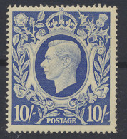 ** N° 132 10sh. Dark Blue, Vf (S.G. £260) - Altri & Non Classificati