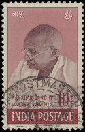 N° 308 (S.G.) Gandhi 10 Rupees, Vf (S.G. £140) - Other & Unclassified