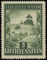 ** N° 272 5fr. Vert - Château De Vaduz, Zm (Yv. €240) - Otros & Sin Clasificación