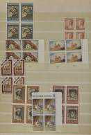 **/0/FDC Verzameling FDC's 1985/1990 En Postfrisse Blokken Van 4 In 2 Boeken, Tevens Wat Andere Landen, W.o. België, Zm - Otros & Sin Clasificación