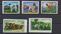 ** N° 880, 1051, 1163/64 En 1208 '1972/79 Honden, Ongetand' ,zm (Yv € 110) - Sonstige & Ohne Zuordnung