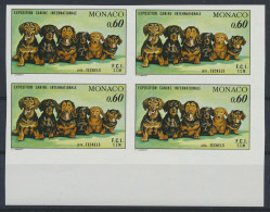 ** N° 1051 '1976, Honden, Ongetand' (blok Van 4), Zm (Yv € 100) - Sonstige & Ohne Zuordnung
