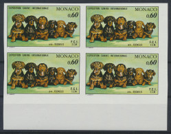 ** N° 1051 '1976, Honden, Ongetand' (blok Van 4), Zm (Yv € 100) - Other & Unclassified