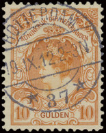 N° 80 10gld. Oranje, Prachtstempel, Zm (NVPH €850) - Autres & Non Classés