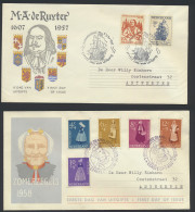 FDC 1952/1972, 21 FDC's Met Adres W.o. E 10 (iets Minder Mooi), E 28, E 29, E 33, E 34, E 38, Zm/m (NVPH +€400) - Otros & Sin Clasificación