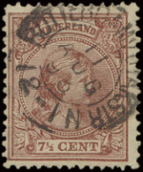 Kleinrond Rotterdam V.D. Takstr. Op N° 36 7 1/2 Cent Bruin, Zm (Stempelwaarde €57,50) - Other & Unclassified