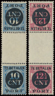 ** Strafport N° 67b/68b '1924 Keerdrukparen Met Tussenstrook', Zm (NVPH € 775) - Other & Unclassified