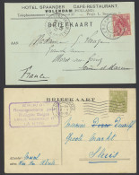 1899/1923 Interessante Samenstelling Poststukken Met Bontkraag-frankering, Zm/m/ntz - Other & Unclassified