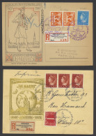 1946/1962 Elf Poststukken Thema Filatelie W.o. Brieven Postzegelhandel, Zm - Otros & Sin Clasificación