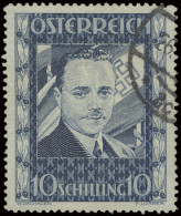 N° 484 10s. Bleu-gris - Dolfuss, Zm (Yv. €1.350) - Sonstige & Ohne Zuordnung