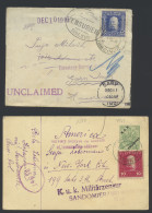 1914/1918 Doos Met Ongeveer 150 Brieven, Postkaarten In Portvrijdom Of Met Port, Oostenrijkse Veldpost (KUK) Over Heel E - Otros & Sin Clasificación