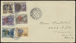 1931, Rotary Volledige Reeks Op Brief Naar USA, Met Speciale Rotary-stempel, Zm (Yv Vd Zegels € 510) - Other & Unclassified