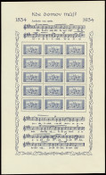 ** N° 330x/31x 100 Jahre Tschechische National Mymne - Schuckbogen, Zm (Mi. €700) - Other & Unclassified