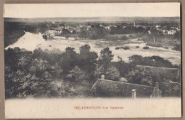 CPA 30 - REMOULINS - Vue Générale - TB PLAN D'ensemble Du Village + Fleuve 1er Plan - Remoulins