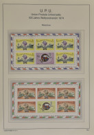 ** UPU, Verzameling In 2 Klembanden Met O.a. België 1952 **, Overigens Meest 1974, Zm - Correo Postal