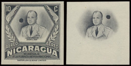 Nicaragua Type N° (Scott) C346 Lot Van Twee Waterlow & Sons Ltd. Progressieve Drukproeven (midden Plus Kader En Midden)  - Altri - America