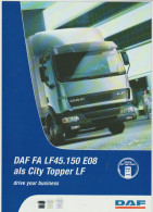 Brochure-leaflet DAF Trucks Eindhoven DAF AF LF45. 150 E08 - LKW