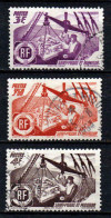 St Pierre Et Miquelon  - 1947 -  Pêche  - N° 335 à 337  - Oblit - Used - Used Stamps