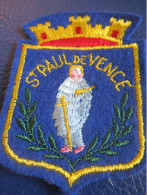 Ecusson Tissu Ancien /SAINTPAUL De VENCE /Alpes Maritimes / Provence-Alpes-Côte D'Azur/Vers 1970-1990           ET513 - Patches