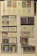 **/*/0 Diversen W.o. Italië, Frankrijk Postfris, In 3 Boeken, Zm/m. - Sammlungen (ohne Album)