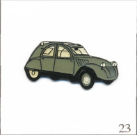 Pin's Automobile - Citroën / Modèle 2CV Grise. Non Estampillé. Epoxy. T995-23 - Citroën