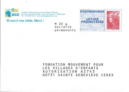 1L8 --- Fondation Mouvement Pour Les Villages D'enfants Beaujard  Réf  08P623 - Listos Para Enviar: Respuesta /Beaujard