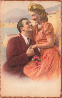 ARTS - Peintures Et Tableaux - Un Couple Heureux - Carte Postale Ancienne - Paintings