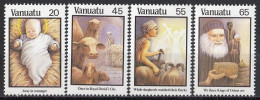 VANUATU 773-776,unused,Christmas 1987 - Vanuatu (1980-...)