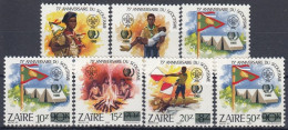 ZAIRE 915-921,unused,scouting - Unused Stamps