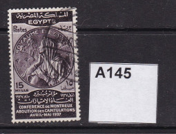 Egypt 1937 Abolition Of Capitulations At The Montreux Conference. 15m - Used Stamps