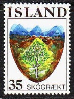 1975. Iceland. Forestry. MNH. Mi. Nr. 512 - Unused Stamps