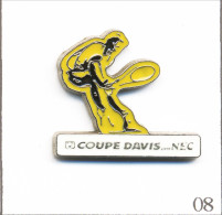 Pin's Sport - Tennis / Coupe Davis - Sponsor “Nec“. Non Estampillé. Métal Peint.. T997-08 - Tennis