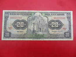 4115 - Ecuador 20 Sucres 1973 - Ecuador