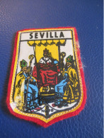 Ecusson Tissu Ancien /ESPAGNE  / SEVILLA /Province SEVILLE/ Région Andalousie /Vers 1970-1990           ET520 - Escudos En Tela