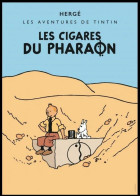 Carte Postale/Postkaart** - Kuifje/Tintin - Milou/Bobbie - Haddock - De Sigaren Van De Farao / Les Cigares Du Pharaon - Philabédés (cómics)