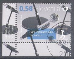 Slowenien Slovenia Slovenie 2011 Used CTO; INDUSTRIAL DESIGN - MKS EXCLUSIVE MICROPHONE Music - Usines & Industries