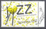 SLOWENIEN SLOVENIE SLOVENIA 2009;Music Saxophone Mi: 734; USED CTO; 50th Jazz Festival In Ljubljana - Slovenia