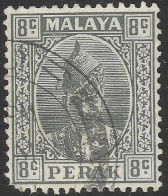 Perak (Malaysia). 1938-41 Sultan Iskandar. 8c Used. SG 110 - Perak