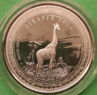 Guinea 1000 Francs Giraffe 2022 Silver 1 Oz - Guinea