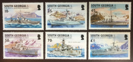 South Georgia 2004 Royal Navy Frigates & Cruisers Ships MNH - South Georgia