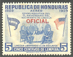 492 Honduras Abraham Lincoln MNH ** Neuf SC (HND-43) - Honduras