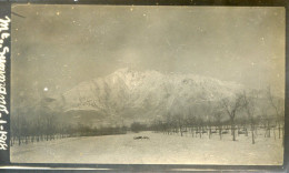 SAN GERMANO."Piemonte".Vu De La Plaine à Thiene.  Photo Janvier 1918 - Altri & Non Classificati